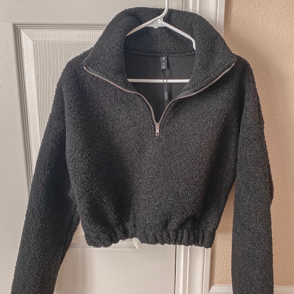 🚫SOLD on Mercari🚫 Half Zip Teddy Sweatshirt